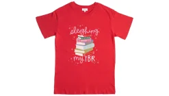 'Sleighing My TBR' Red Graphic Tee