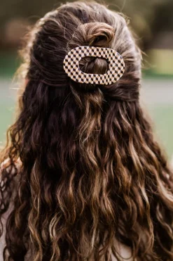 Small Teleties Flat Oval Clip - Gone Glamping