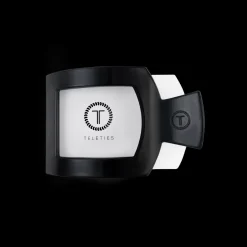 Small Teleties Flat Square Clip - Jet Black