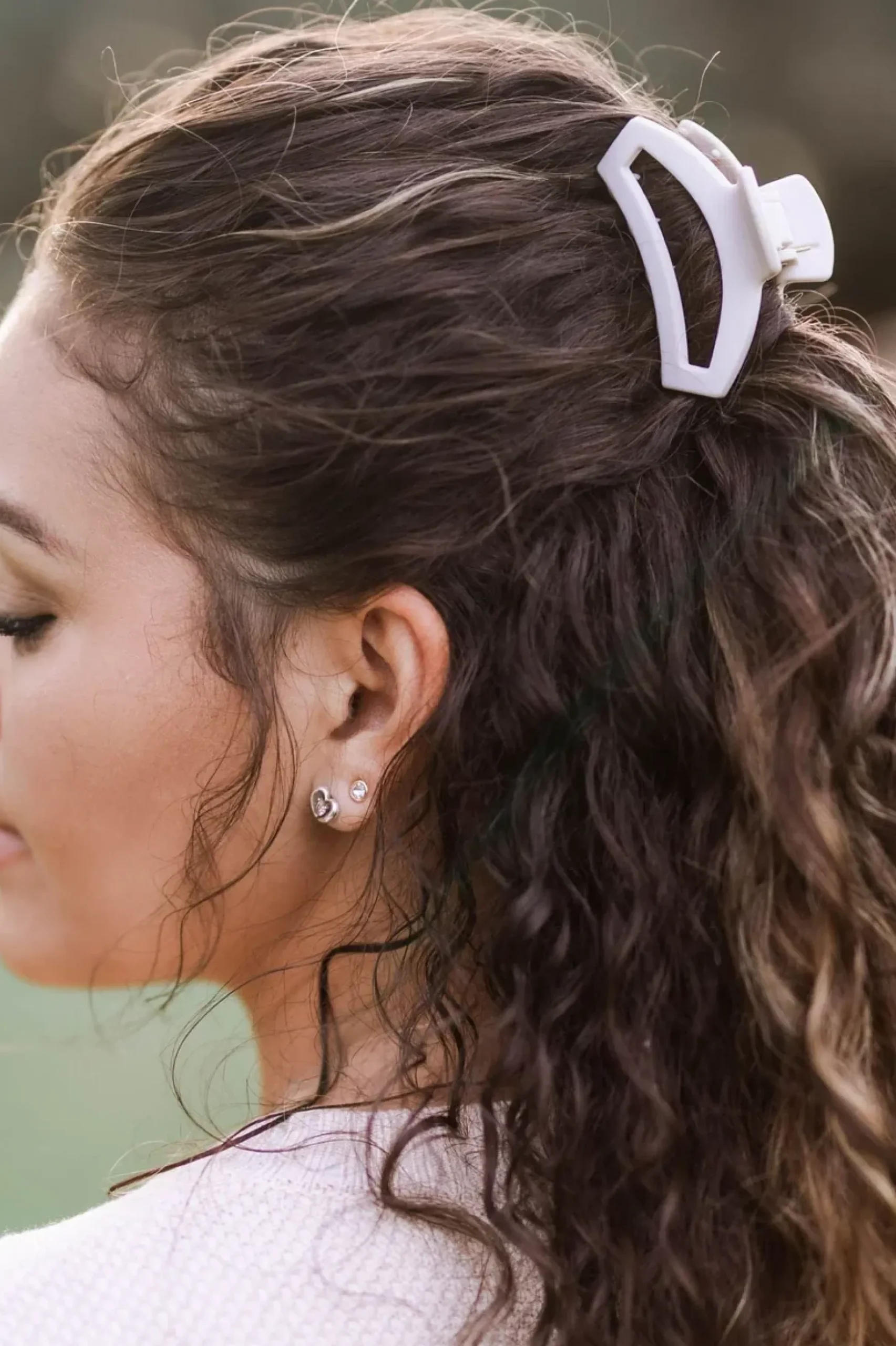 Small Teleties Open Claw Clip - Toasted