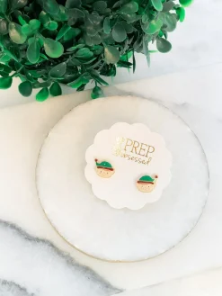 Smiling Elf Signature Enamel Studs