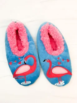 Snoozies! Slippers - Flamingo