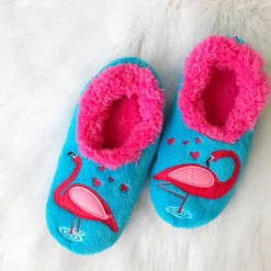 Snoozies! Slippers - Flamingo