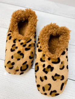 Snoozies! Slippers - Leopard