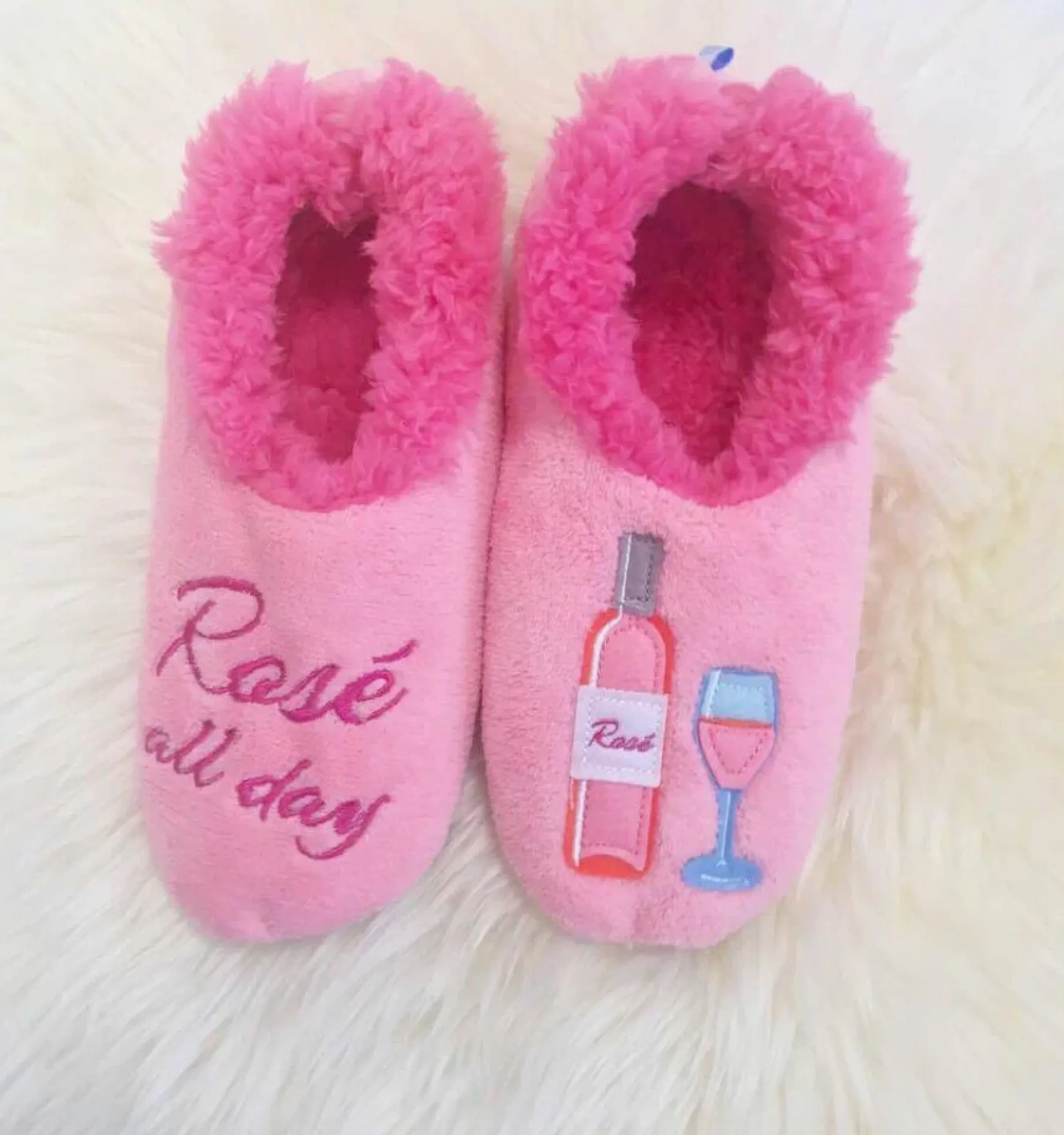 Snoozies! Slippers - Rosé All Day