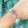 Snowflake Enamel Magnetic Bracelet