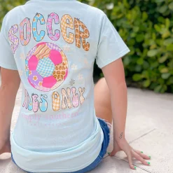 'Soccer Vibes Only' Short Sleeve Tee by Simply Southern