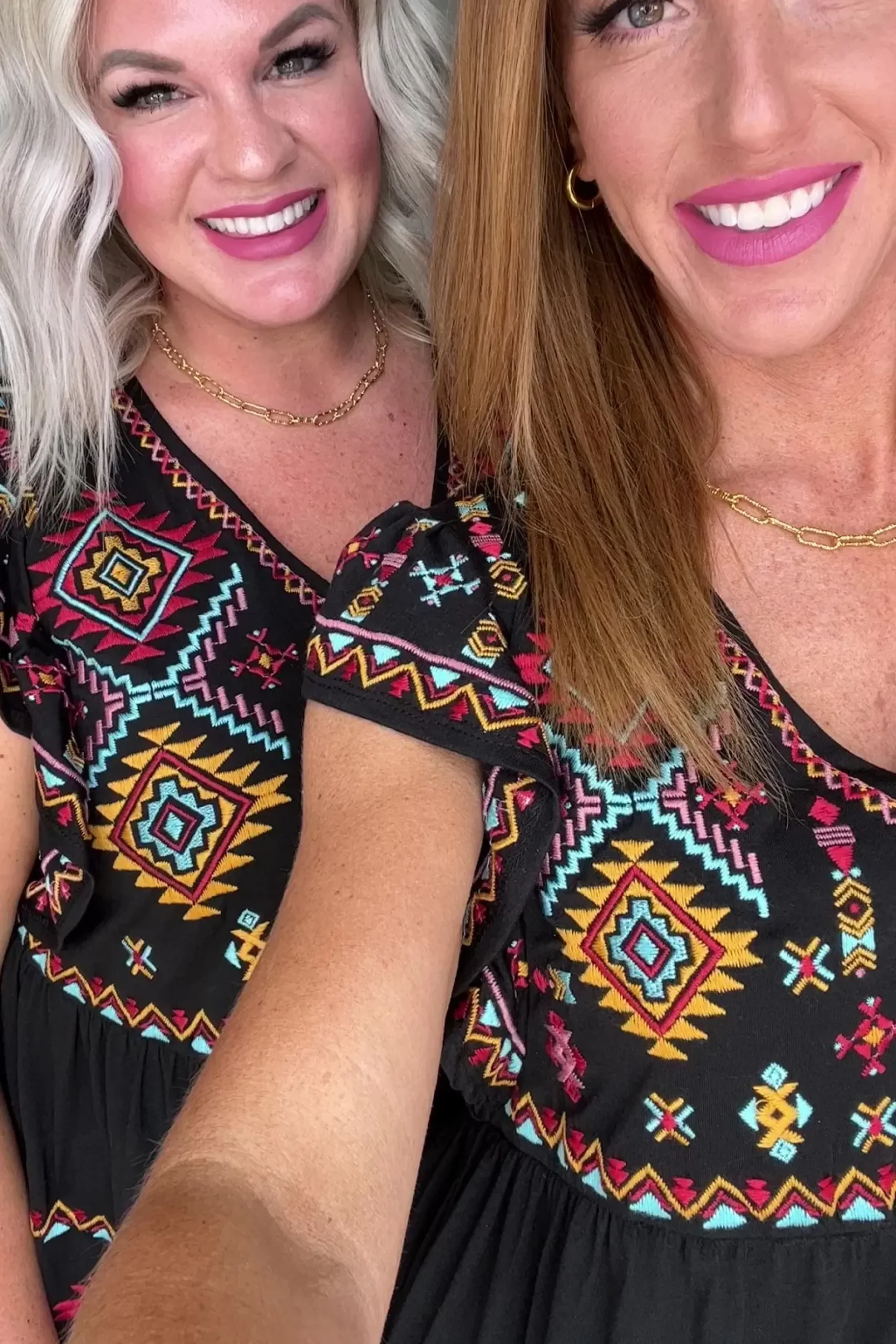 Sophia Embroidered Blouse in Black (Ships in 1-2 Weeks)