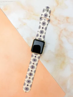 Spider Web Printed Silicone Smart Watch Band