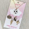 Sports Charm Necklace Cluster Set - Soccer