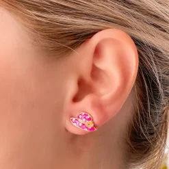 Spotted Sun Hat Signature Enamel Studs by Prep Obsessed