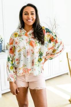 Spring Haiku Floral Blouse (Ships in 1-2 Weeks)