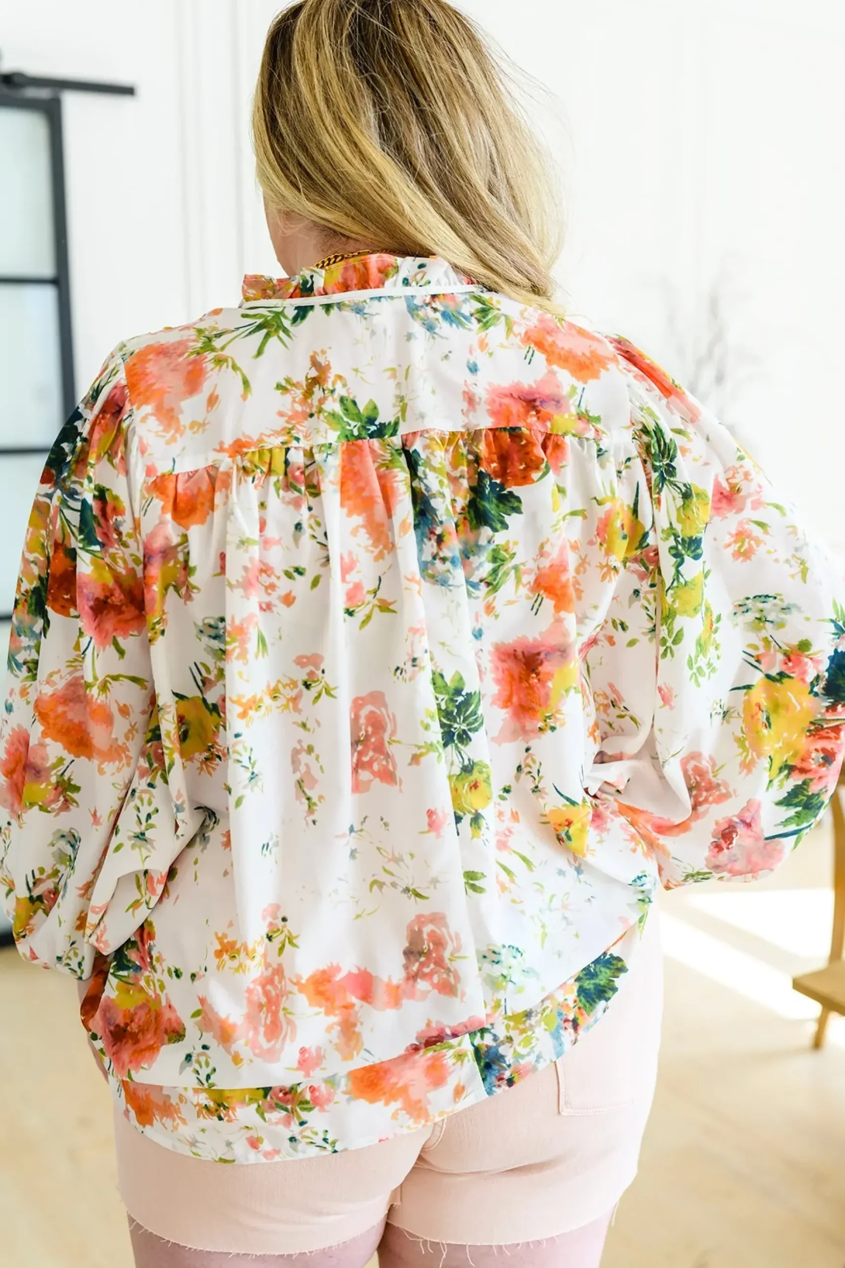 Spring Haiku Floral Blouse (Ships in 1-2 Weeks)