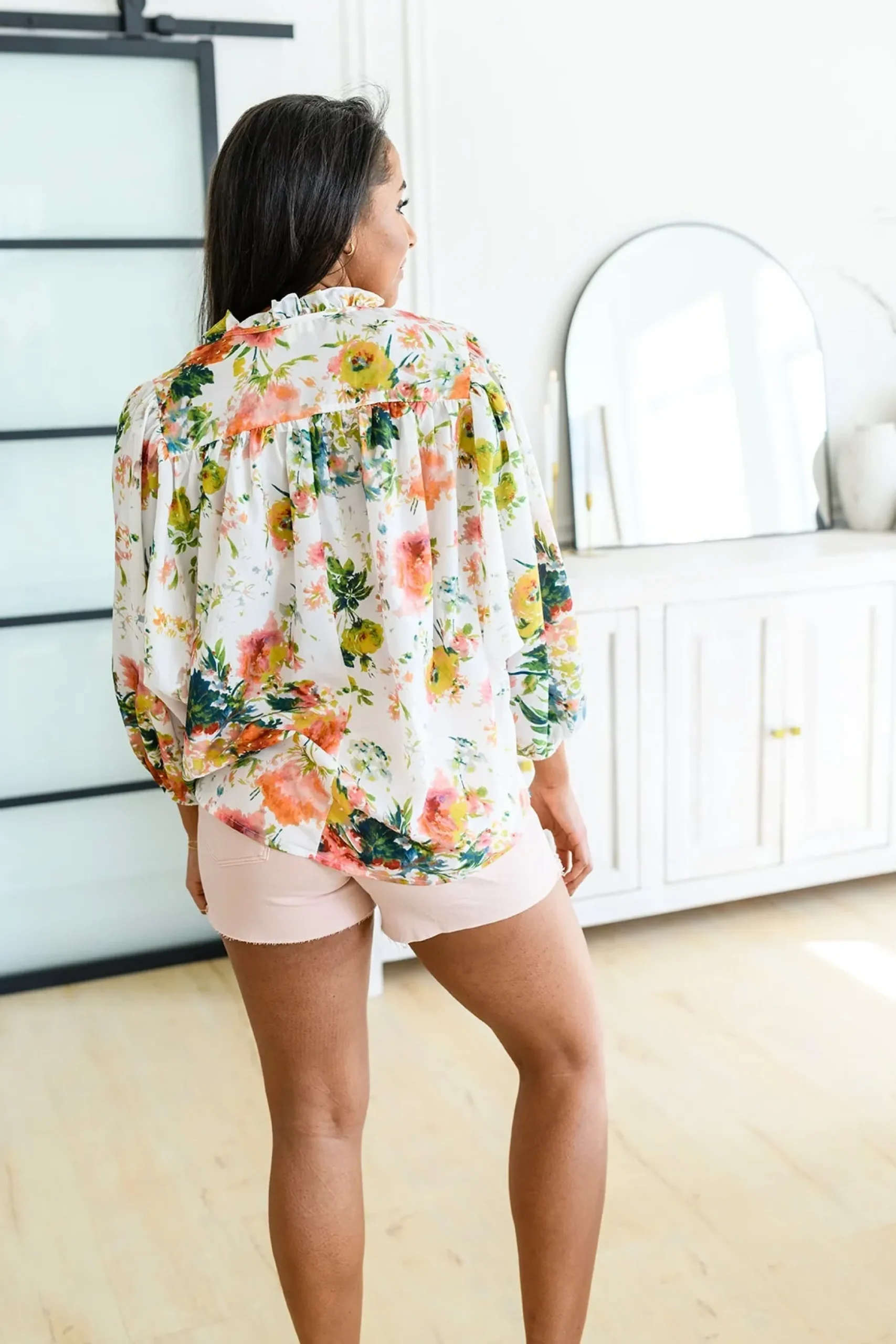 Spring Haiku Floral Blouse (Ships in 1-2 Weeks)