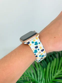 St. Patrick's Scene Printed Silicone Smart Watch Band