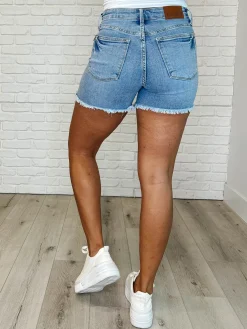 Stacy High Rise Control Top Cutoff Shorts