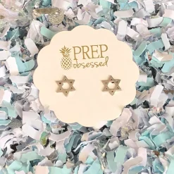 Star of David Stud Earrings