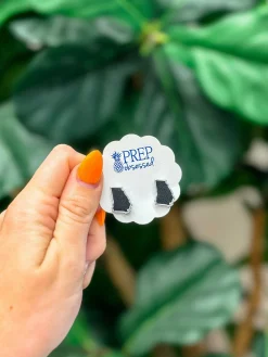 State of Georgia Stud Earrings - Black