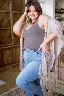 Stay Easy Tank In Bronze