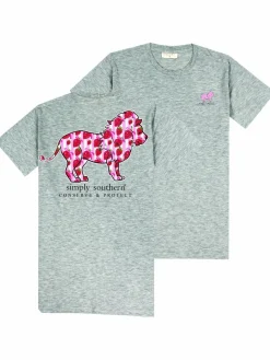 Strawberry Lion Tracking Tee by Simply Southern