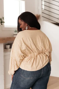 Streets of Prague Top In Peach