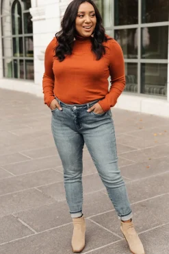 Stylin Girl Turtleneck in Red