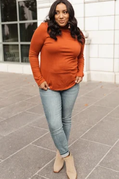 Stylin Girl Turtleneck in Red