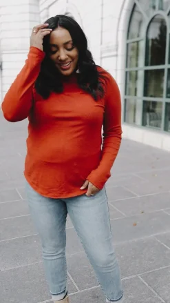 Stylin Girl Turtleneck in Red