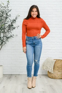 Stylin Girl Turtleneck in Red