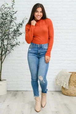 Stylin Girl Turtleneck in Red