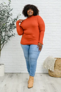 Stylin Girl Turtleneck in Red