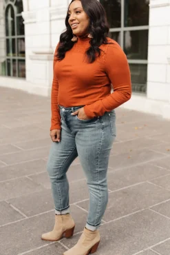 Stylin Girl Turtleneck in Red