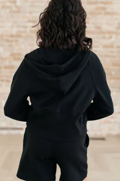 Sun or Shade Zip Up Jacket in Black