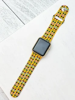 Sunglasses Printed Silicone Smart Watch Band