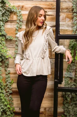 Sweet Confession Top In Seashell