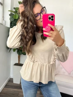 Sweet Confession Top In Seashell