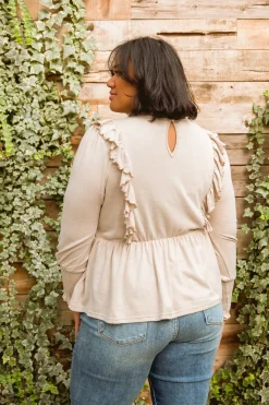 Sweet Confession Top In Seashell