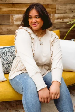 Sweet Confession Top In Seashell