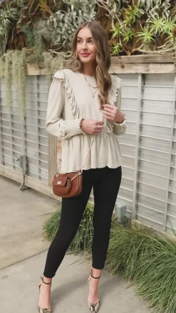 Sweet Confession Top In Seashell