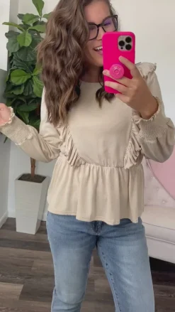 Sweet Confession Top In Seashell