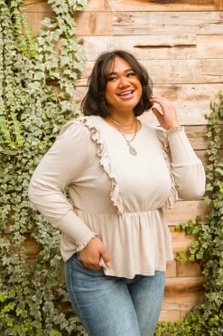 Sweet Confession Top In Seashell