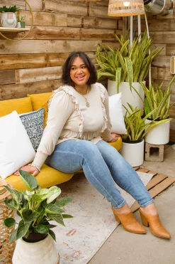 Sweet Confession Top In Seashell