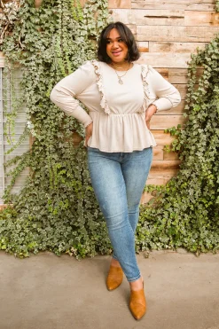 Sweet Confession Top In Seashell