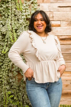 Sweet Confession Top In Seashell