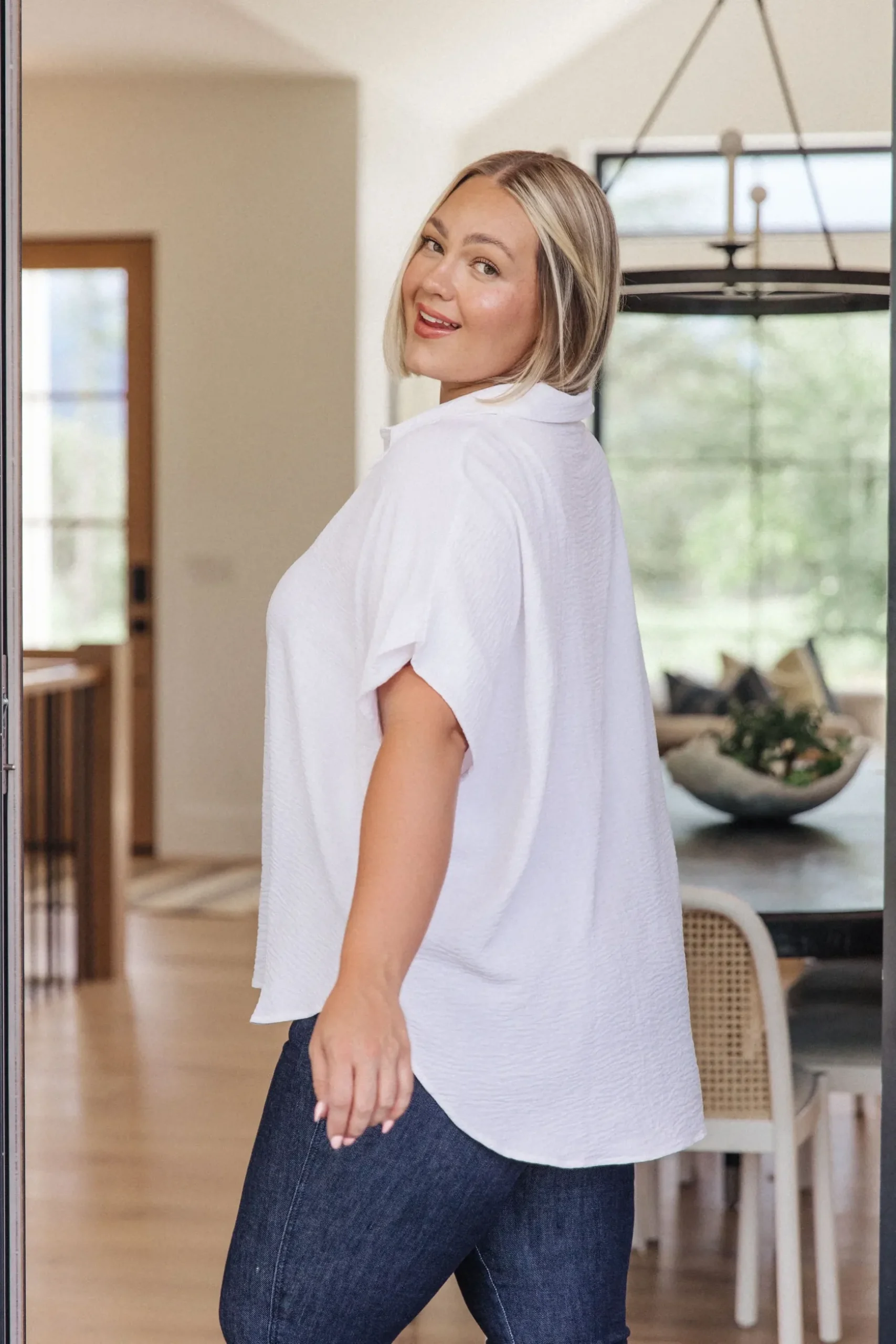 Sweet Simplicity Button Down Blouse