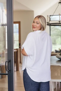 Sweet Simplicity Button Down Blouse