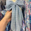 Swiss Blue Hair Bow by Simply Southern
