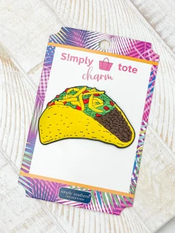 Taco Tote Bag Charm by Simply Southern