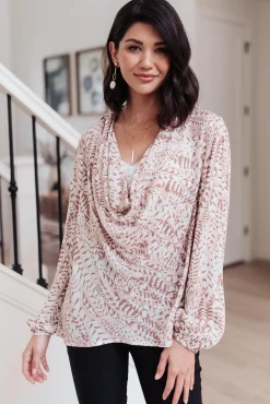 Take Flight Cowl Neck Top