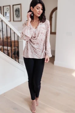 Take Flight Cowl Neck Top